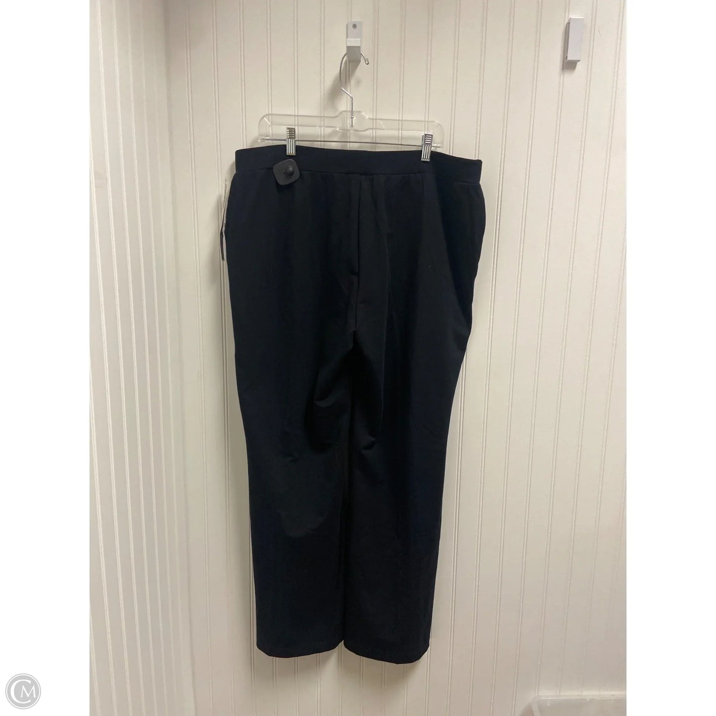 Pants Lounge By Charter Club In Black, Size: 1x