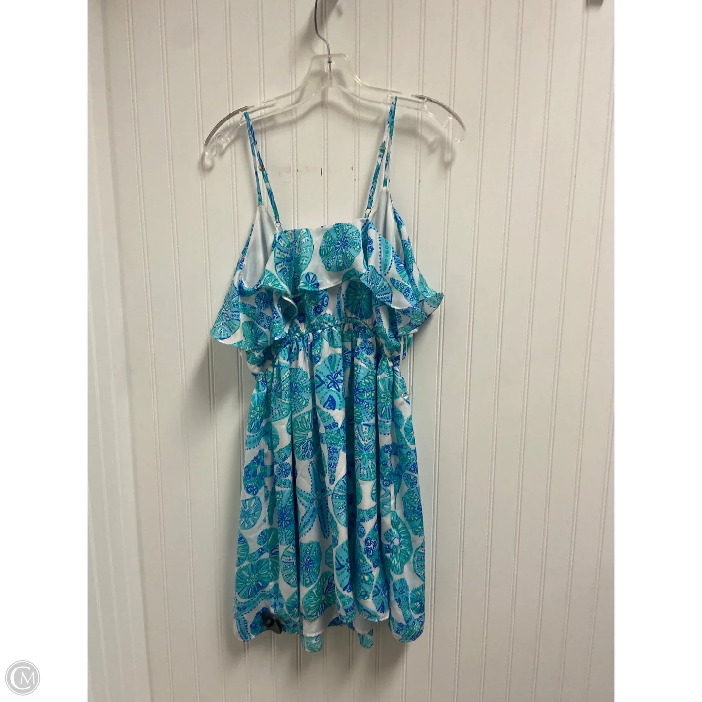 Dress Designer By Lilly Pulitzer In Blue & White, Size: Sp