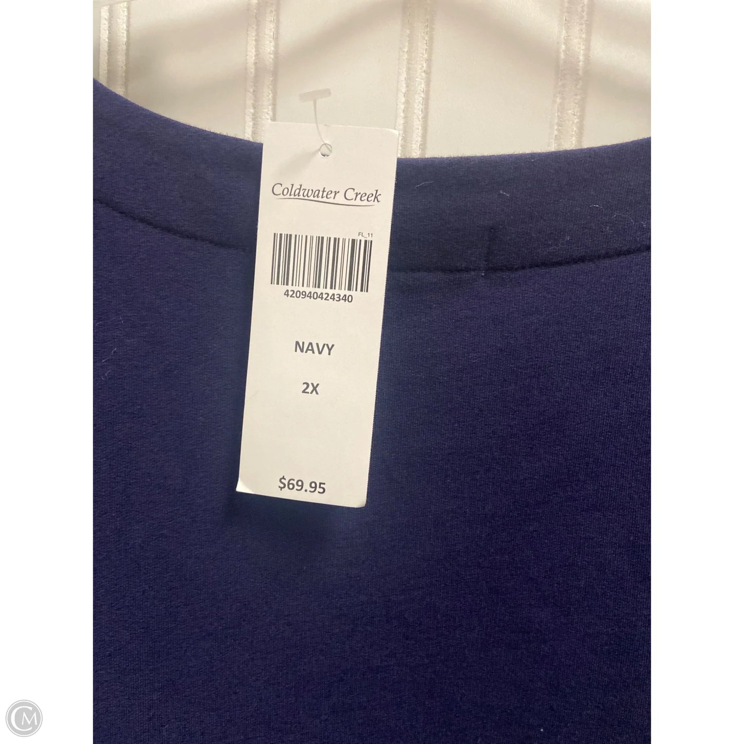 Dress Casual Short By Coldwater Creek In Navy, Size: 2x