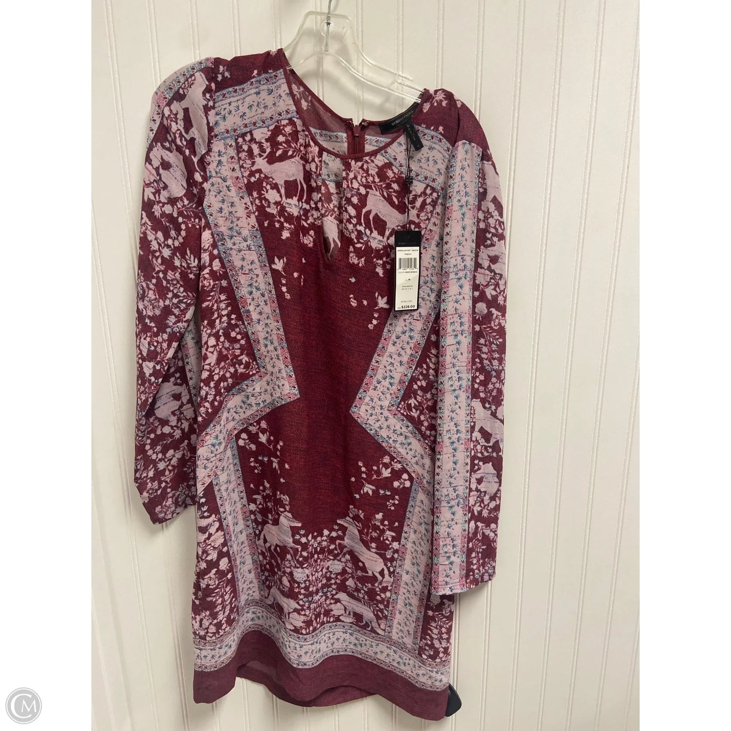 Dress Casual Short By Bcbgmaxazria In Purple, Size: M