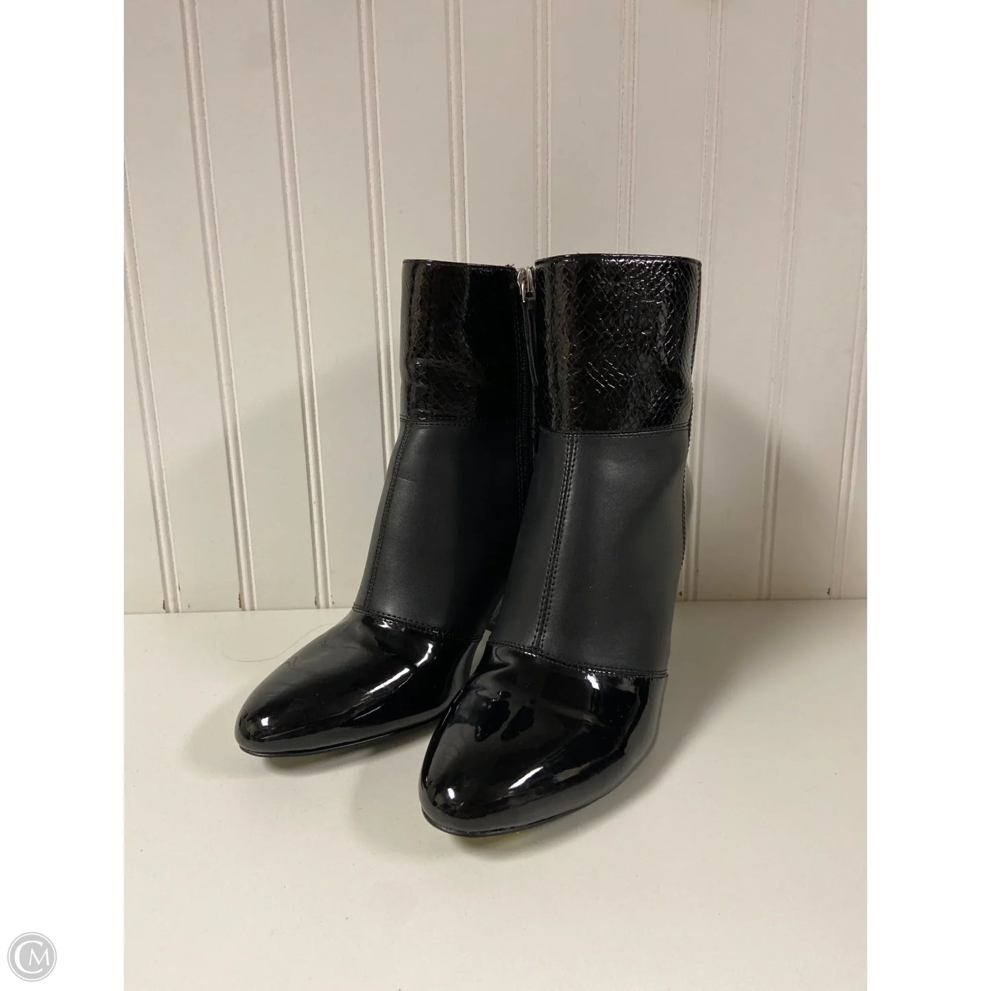 Boots Ankle Heels By Madden Girl In Black, Size: 8.5