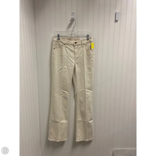 Jeans Flared By Chicos In Cream, Size: 4