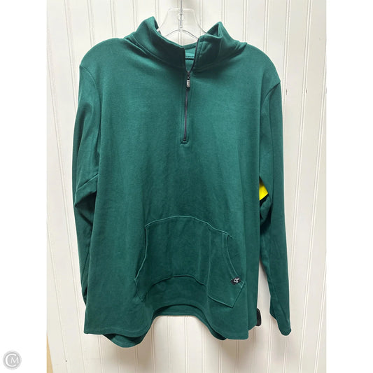 Sweatshirt Collar By Torrid In Green, Size: 2x