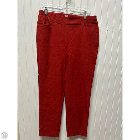 Pants Chinos & Khakis By Chicos In Red, Size: 12