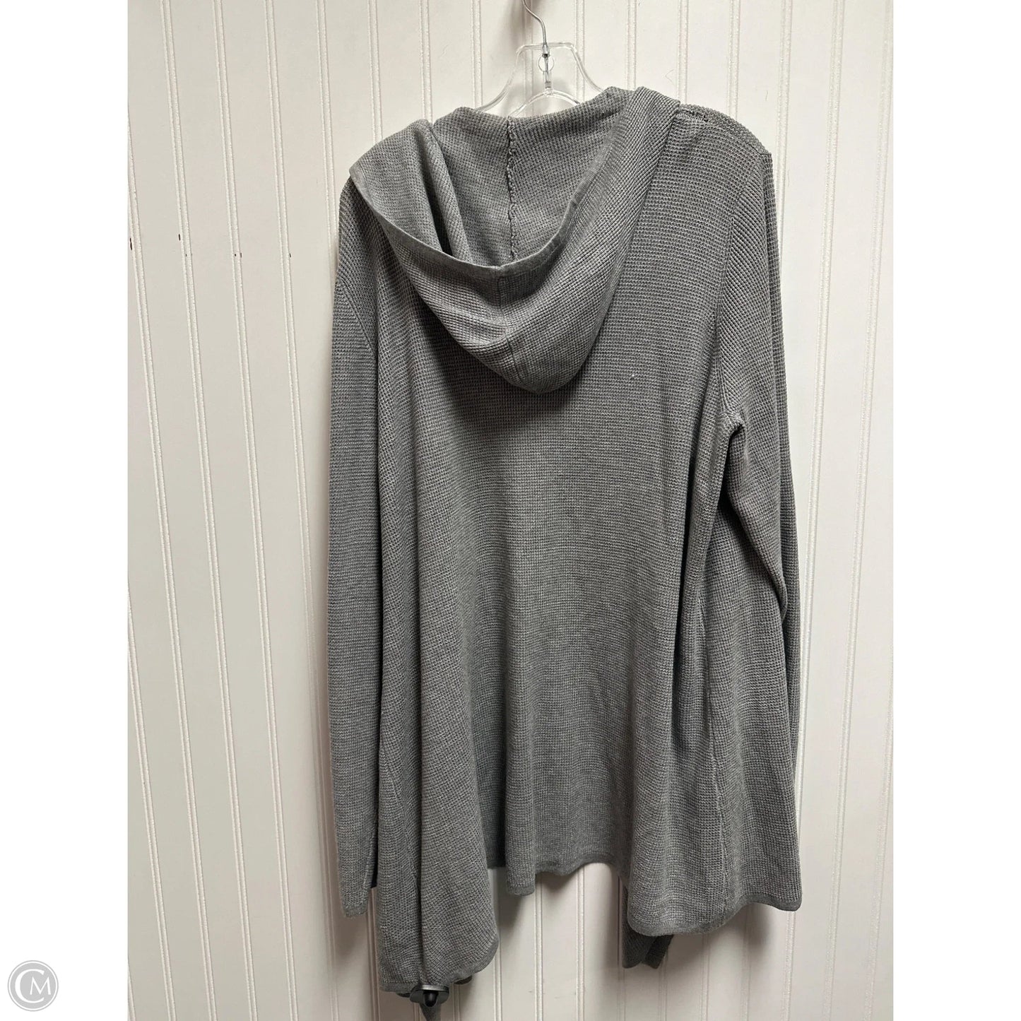 Cardigan By Avenue In Grey, Size: 3x