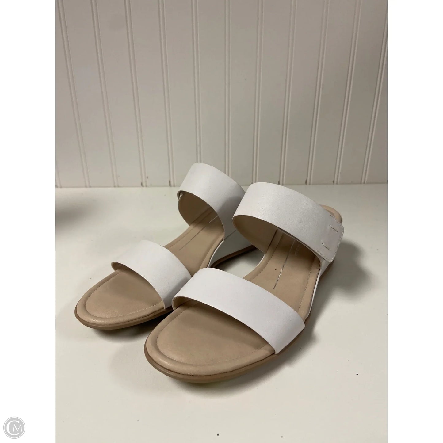 Sandals Heels Wedge By Ecco In White, Size: 6