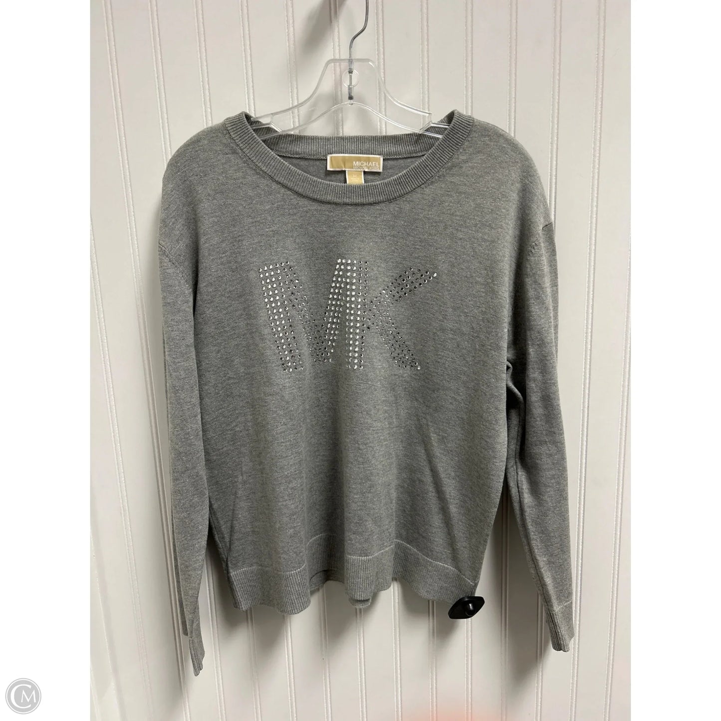 Sweater By Michael By Michael Kors In Grey, Size: M
