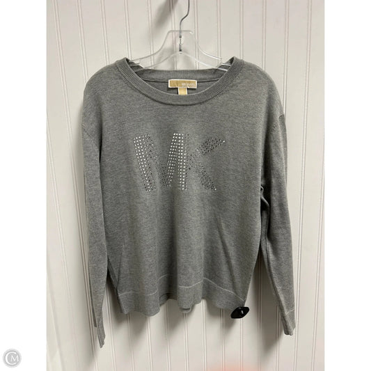 Sweater By Michael By Michael Kors In Grey, Size: M