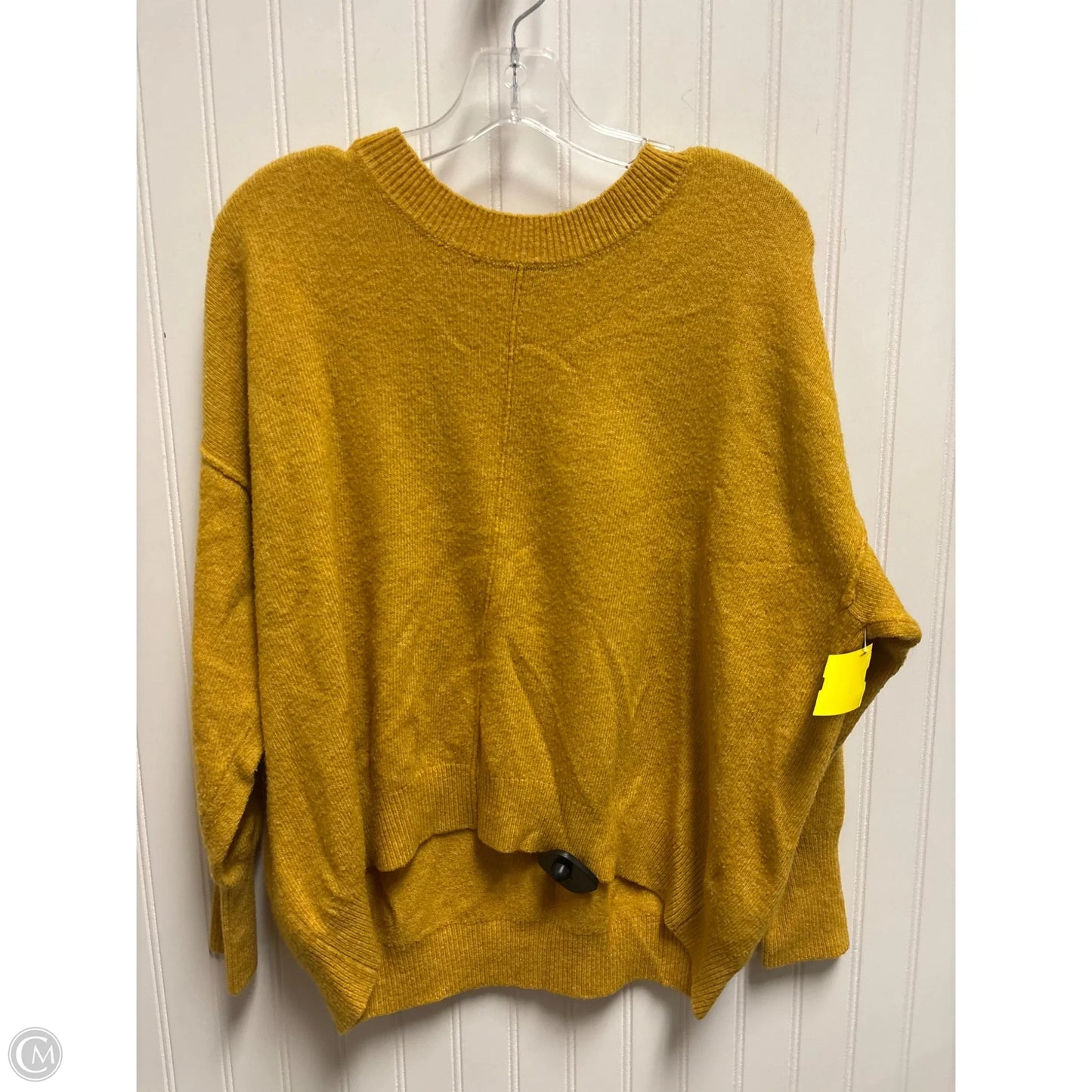 Sweater By Vince Camuto In Yellow, Size: L