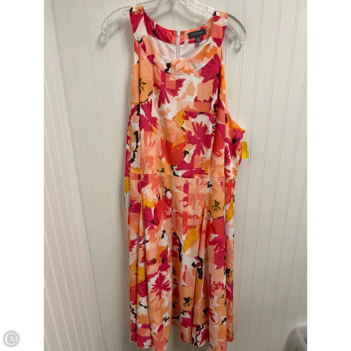 Dress Casual Midi By Clothes Mentor In Floral Print, Size: 3x