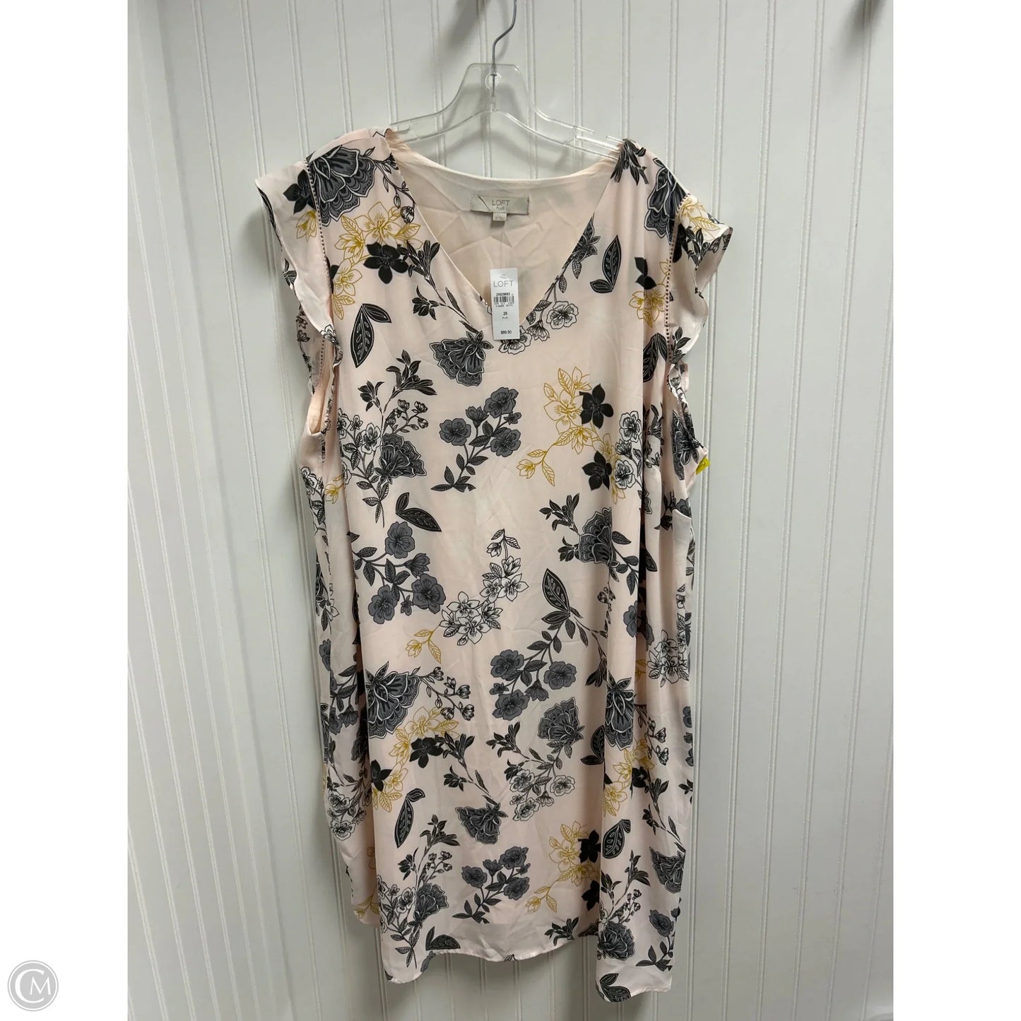 Dress Casual Short By Loft In Pink, Size: 4x