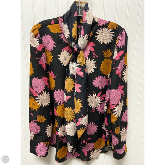 Top Long Sleeve By Ann Taylor In Black, Size: M