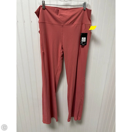 Athletic Leggings By Avia In Peach, Size: 3x