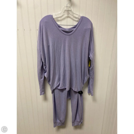 Lounge Set Pants By White Birch In Purple, Size: Xl