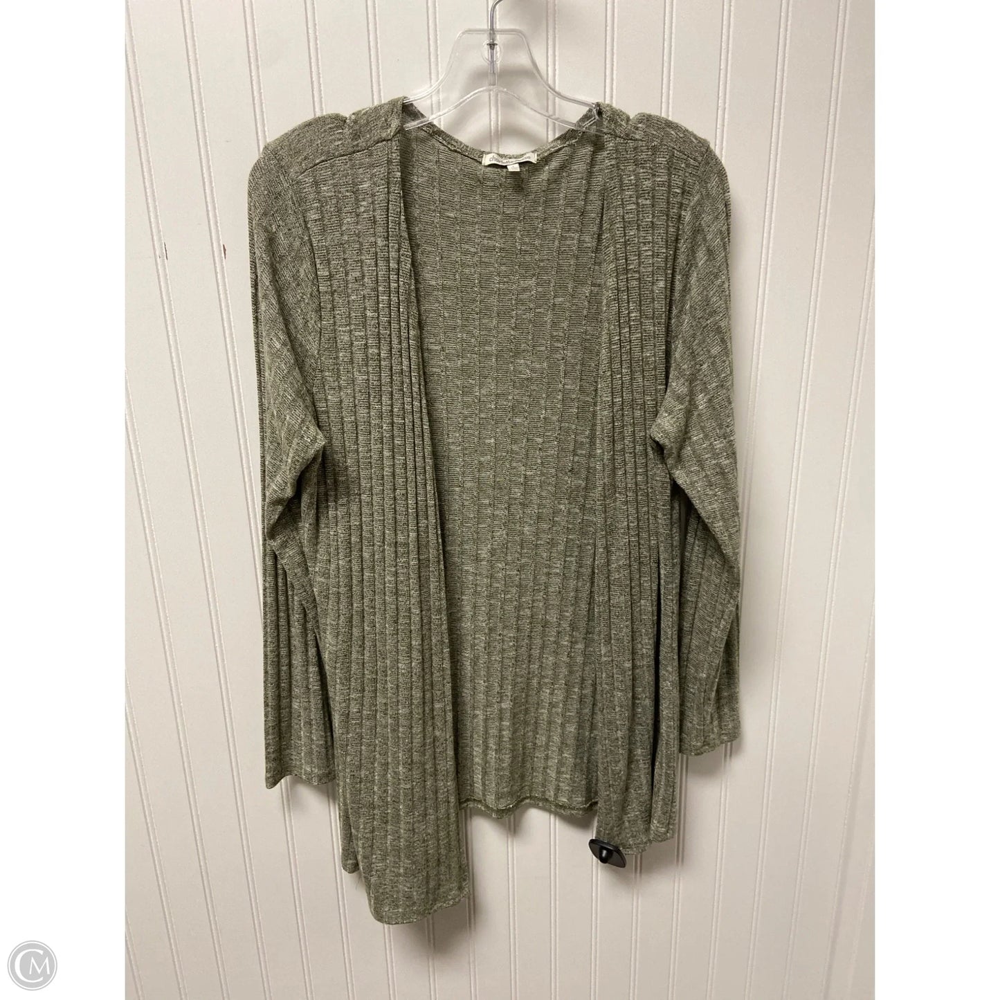 Cardigan By Charlotte Russe In Green, Size: L