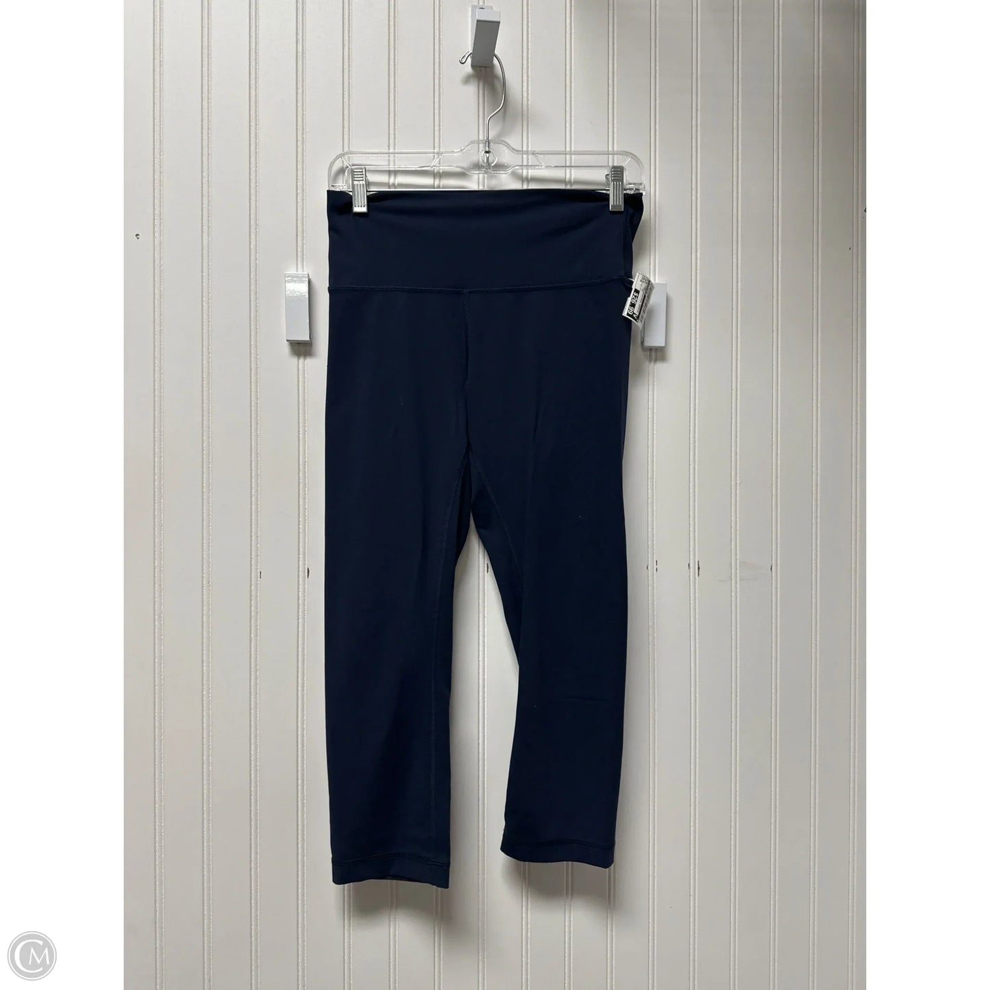 Athletic Leggings Capris By Lululemon In Navy, Size: M
