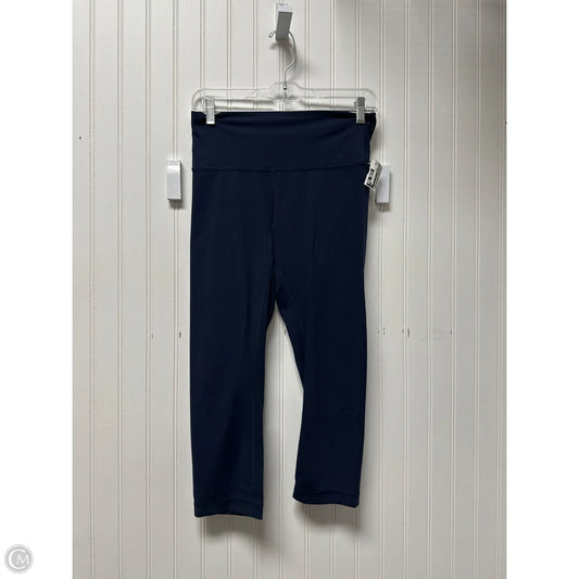 Athletic Leggings Capris By Lululemon In Navy, Size: M