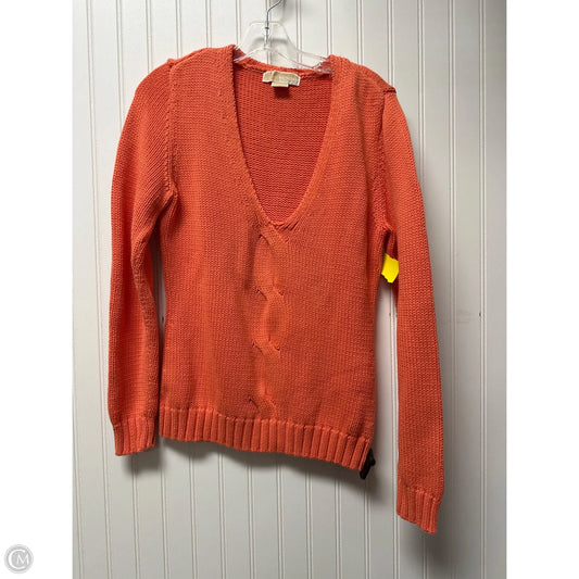 Sweater By Michael By Michael Kors In Orange, Size: L