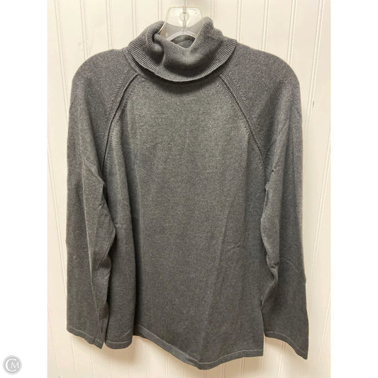 Top Long Sleeve By Jeanne Pierre In Grey, Size: Xl