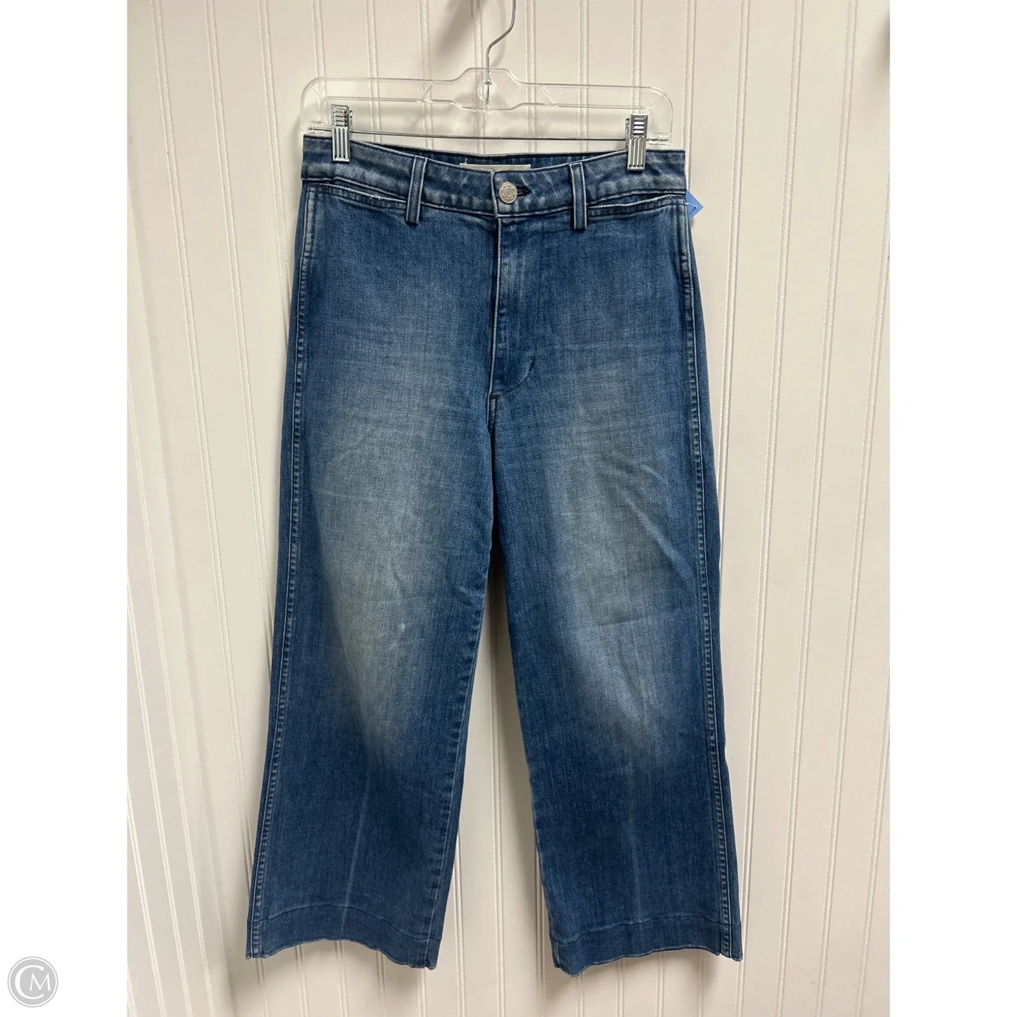 Jeans Wide Leg By Amo In Blue Denim, Size: 4