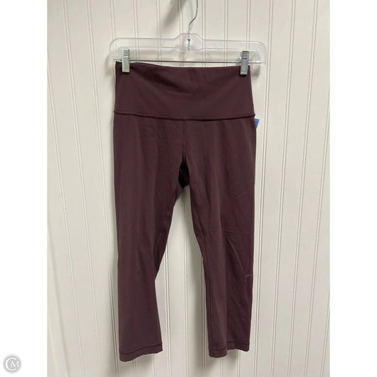 Athletic Leggings Capris By Lululemon In Purple, Size: S