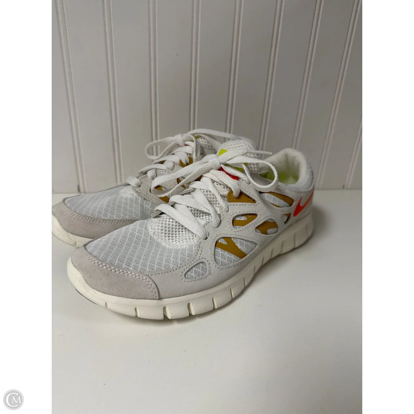 Shoes Athletic By Nike In Tan & White, Size: 8