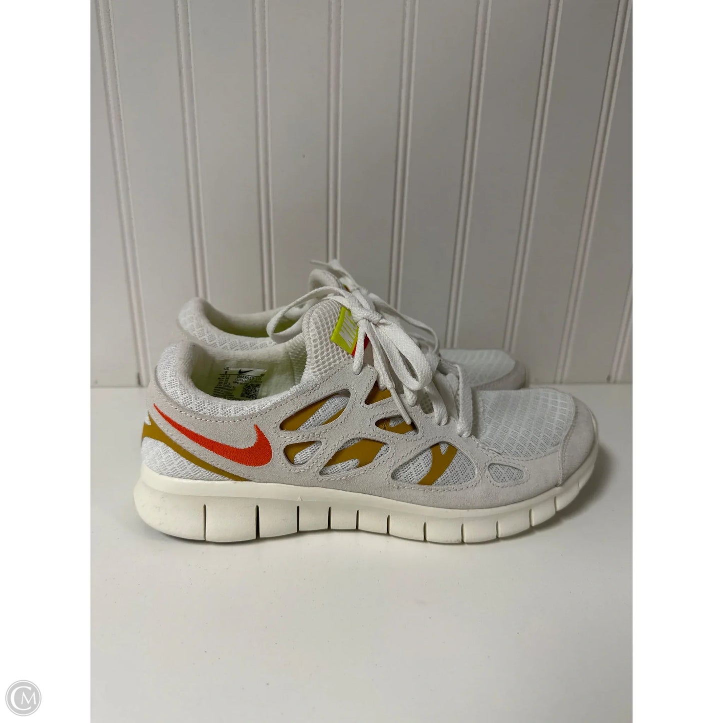 Shoes Athletic By Nike In Tan & White, Size: 8