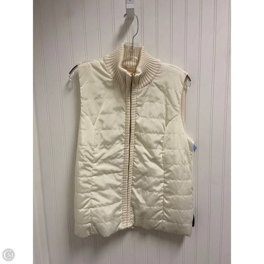 Vest Sweater By Michael By Michael Kors In Cream, Size: L