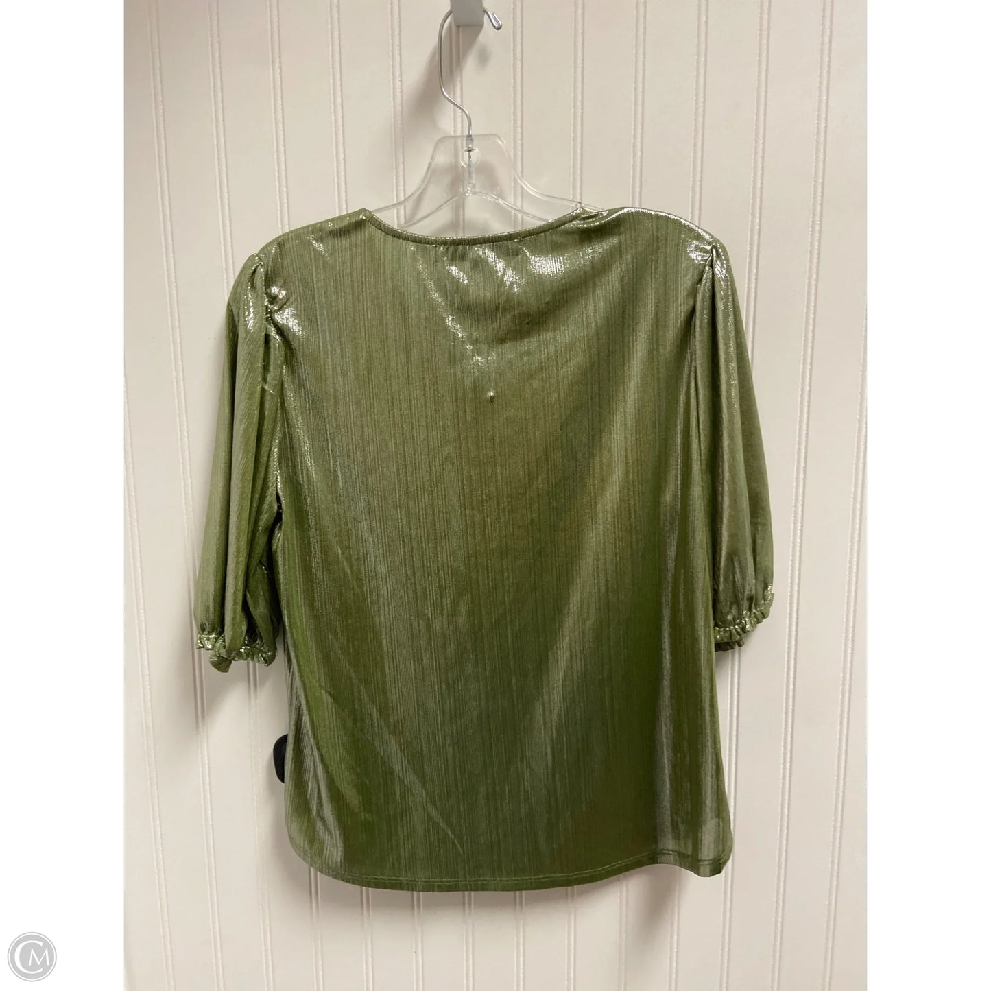 Top 3/4 Sleeve By Blue Sol In Green, Size: L