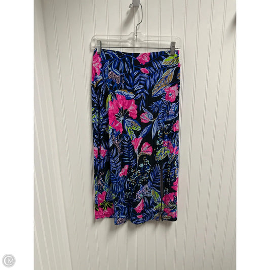 Skirt Designer By Lilly Pulitzer In Black & Blue, Size: 2