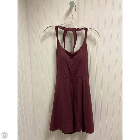 Athletic Dress By Halara In Maroon, Size: L