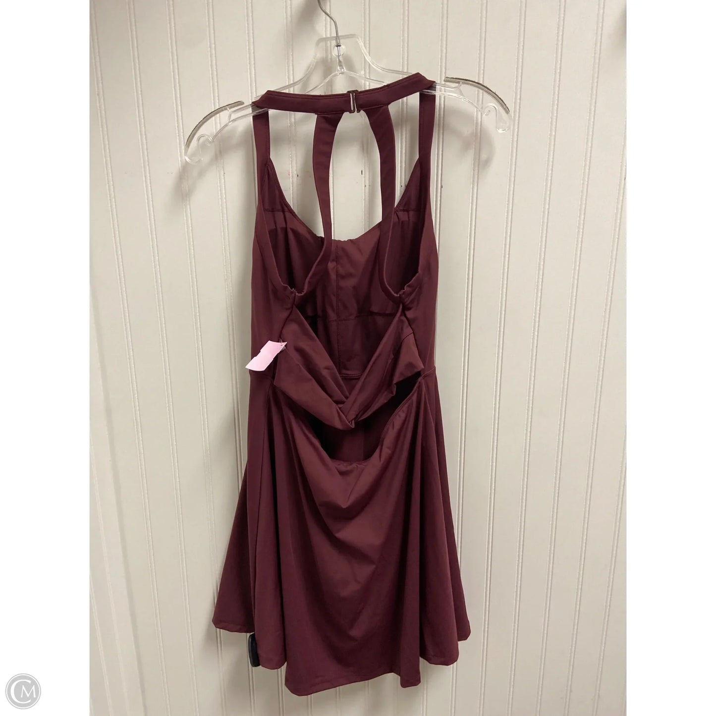 Athletic Dress By Halara In Maroon, Size: L
