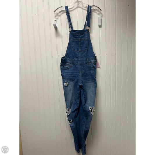 Overalls By Wax Jean In Blue Denim, Size: S