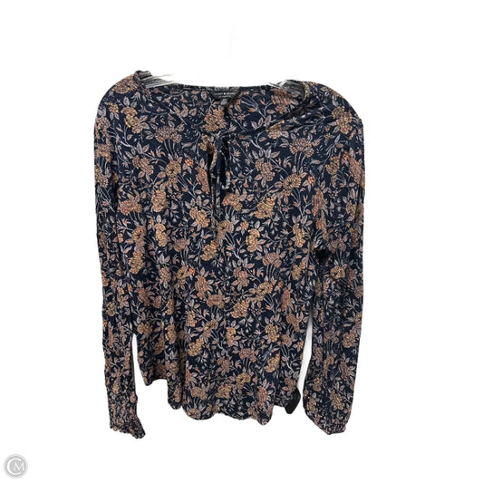 Top Long Sleeve By Lucky Brand In Floral Print, Size: Sp