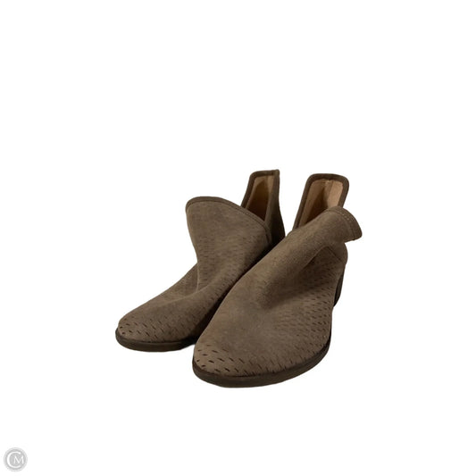 Shoes Heels Block By Lucky Brand In Taupe, Size: 7.5