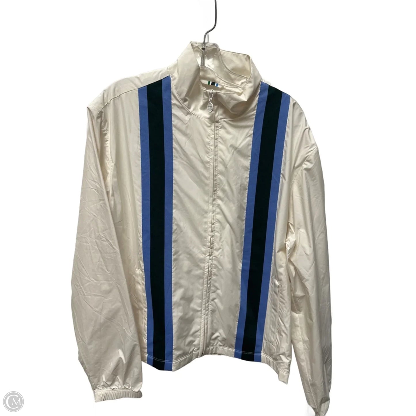 Jacket Designer By Tory Burch In Cream, Size: Xl