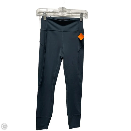 Athletic Leggings Capris By Lululemon In Teal, Size: S