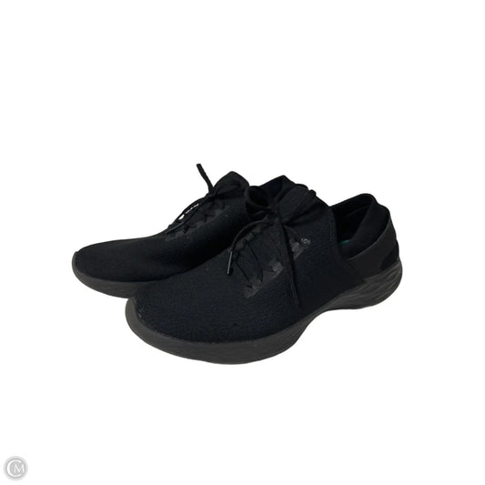Shoes Athletic By Skechers In Black, Size: 8