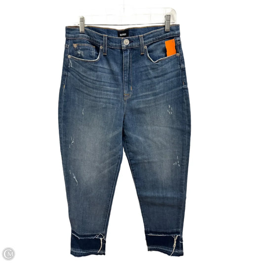 Jeans Straight By Hudson In Blue Denim, Size: 10