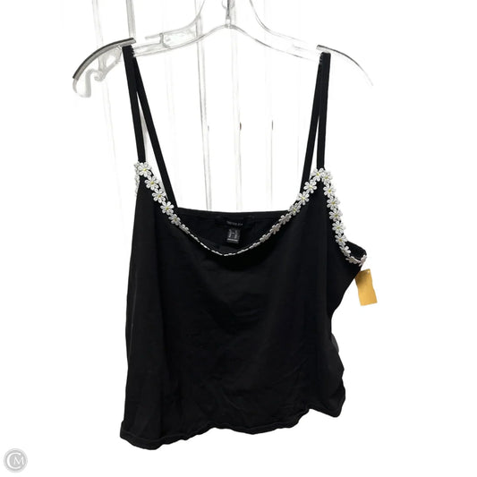 Top Sleeveless By Forever 21 In Black, Size: 3x