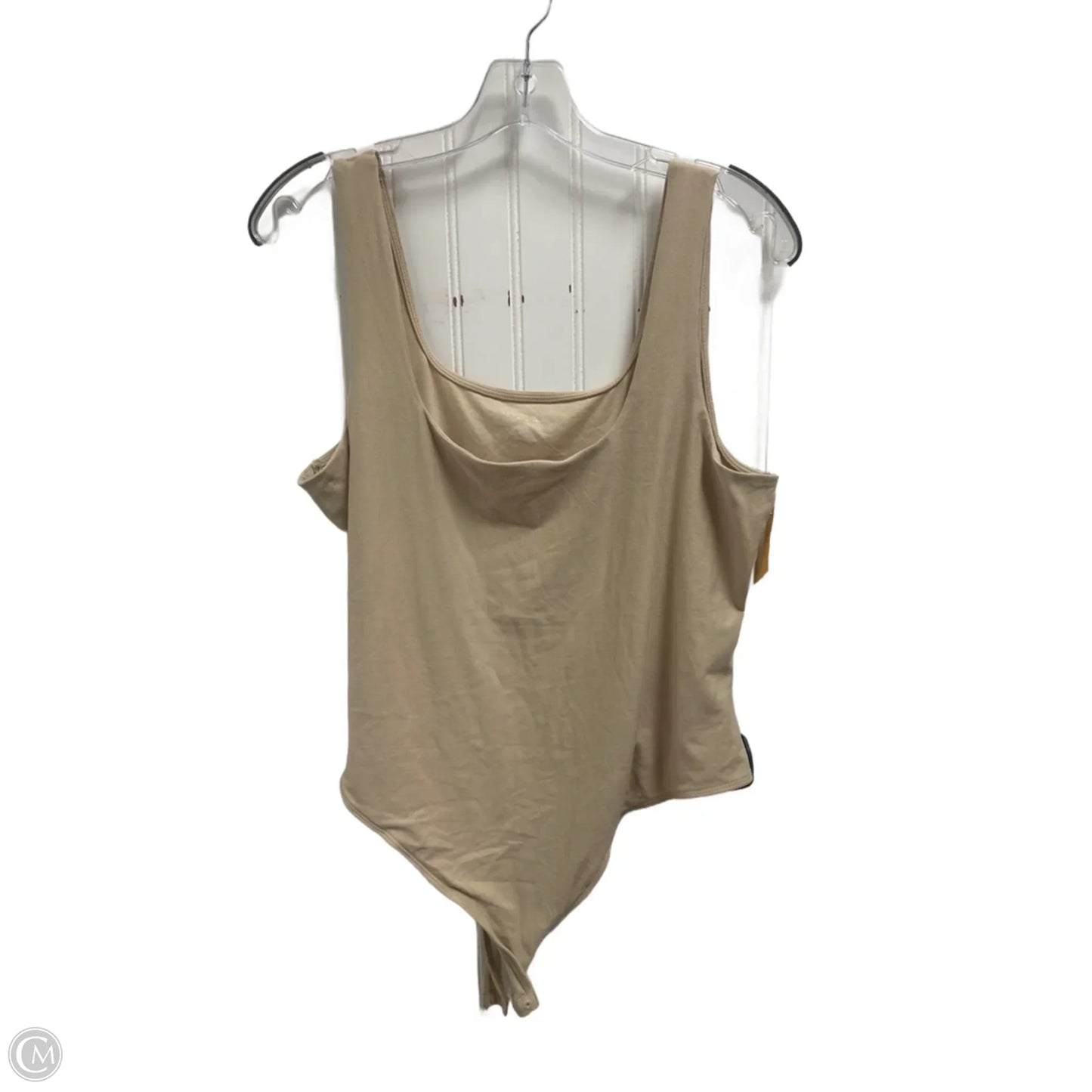 Bodysuit By No Boundaries In Tan, Size: 1x