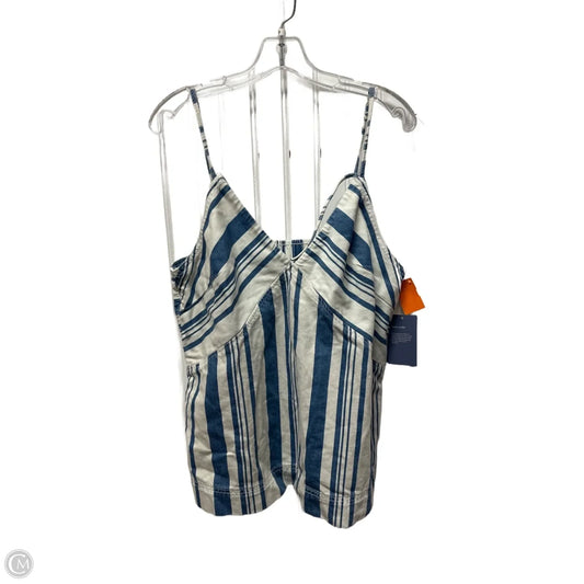 Top Sleeveless By Universal Thread In Striped Pattern, Size: L