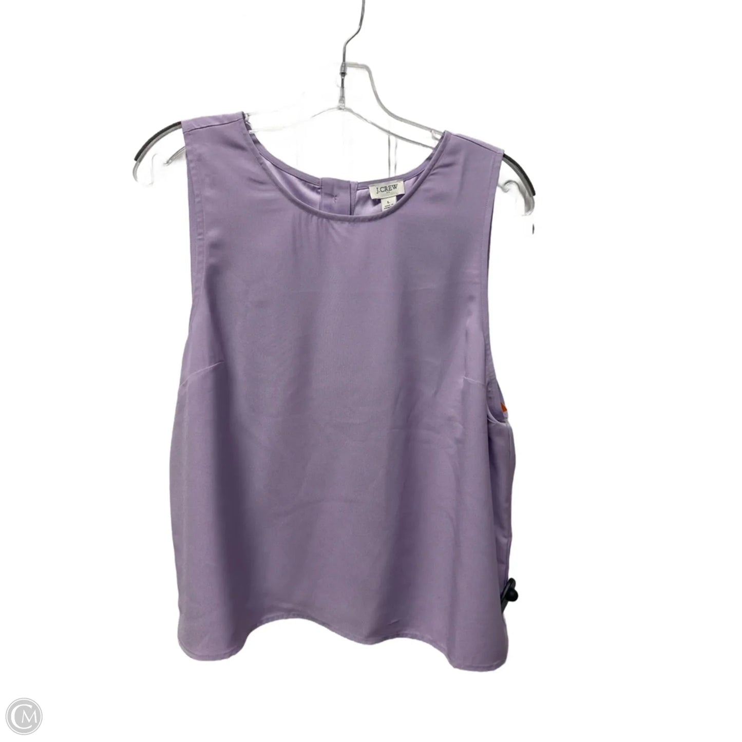 Top Sleeveless By J. Crew In Purple, Size: L
