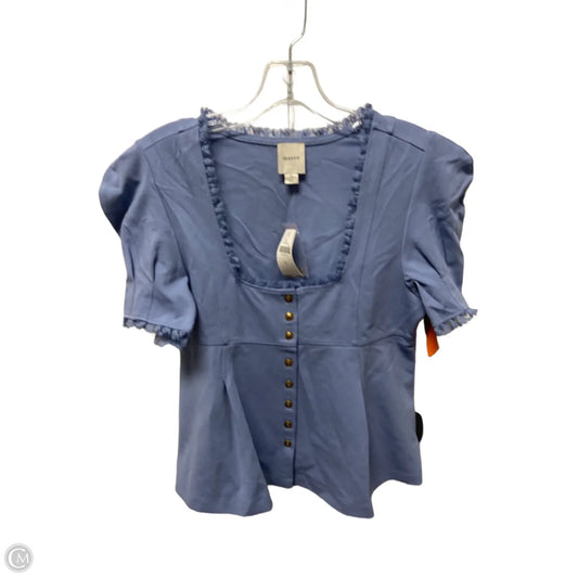 Top Short Sleeve By Maeve In Blue, Size: S