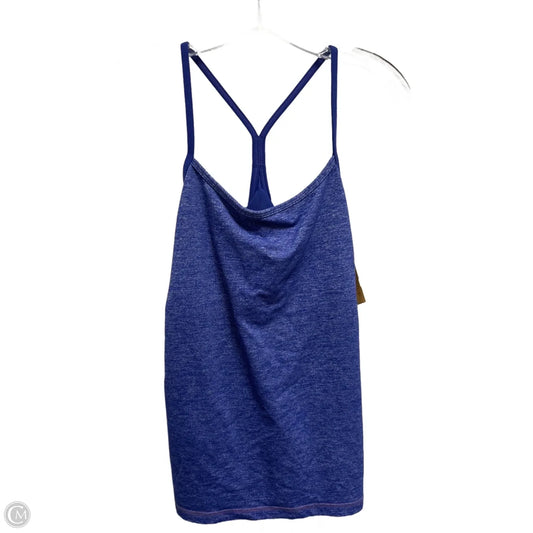 Athletic Tank Top By Lululemon In Blue, Size: L