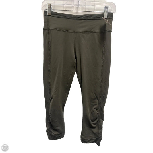 Athletic Leggings Capris By Lululemon In Green, Size: S