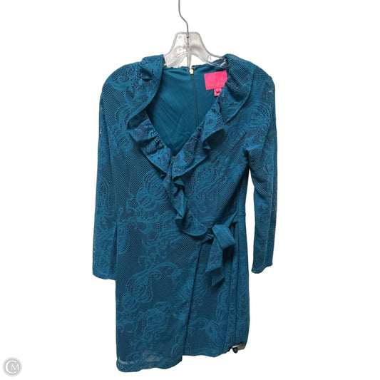 Dress Designer By Lilly Pulitzer In Teal, Size: M