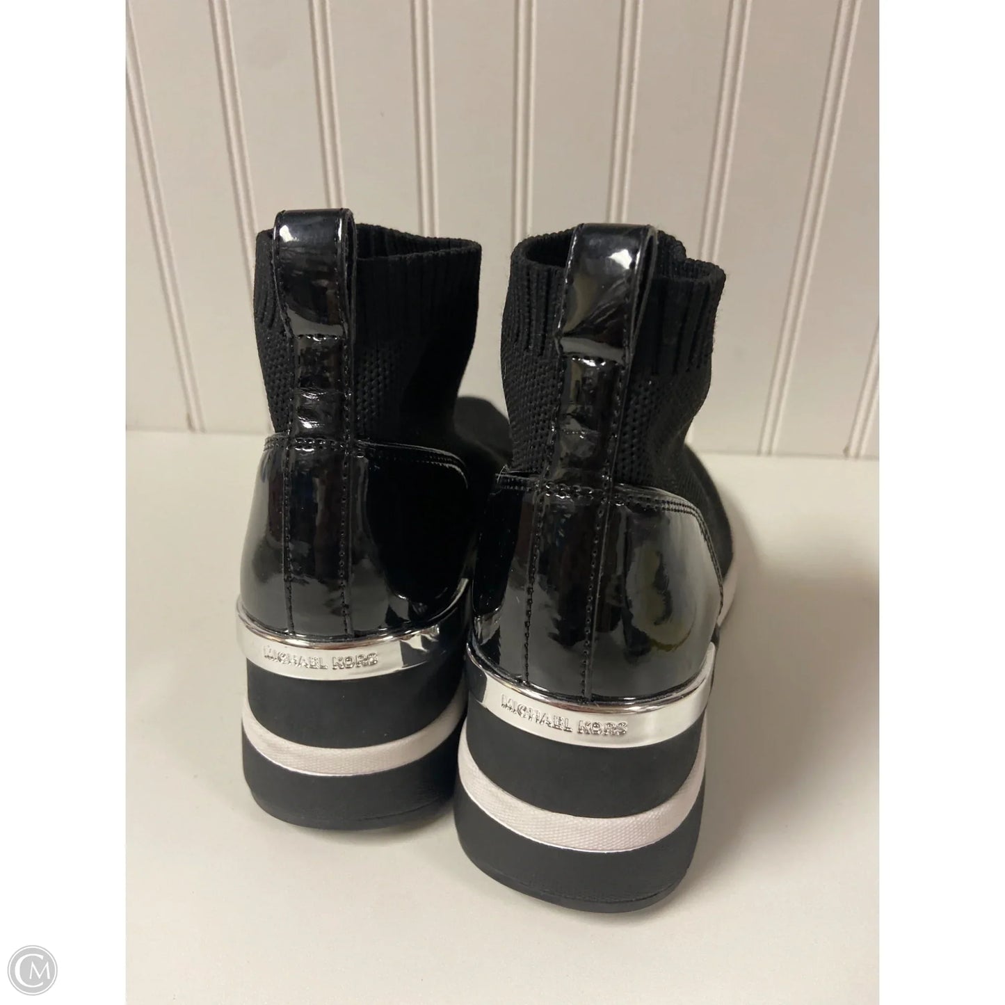 Shoes Sneakers By Michael By Michael Kors In Black & White, Size: 8