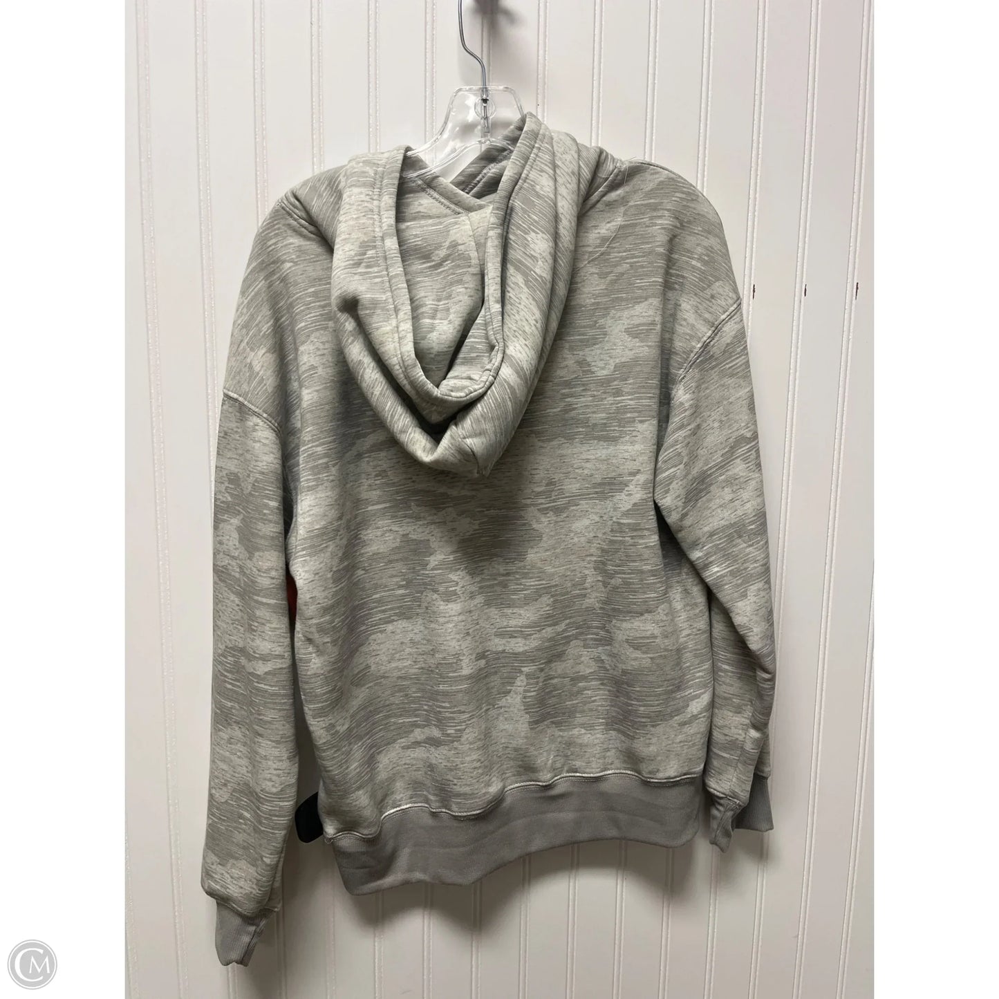 Sweatshirt Hoodie By Just Be In Grey, Size: M