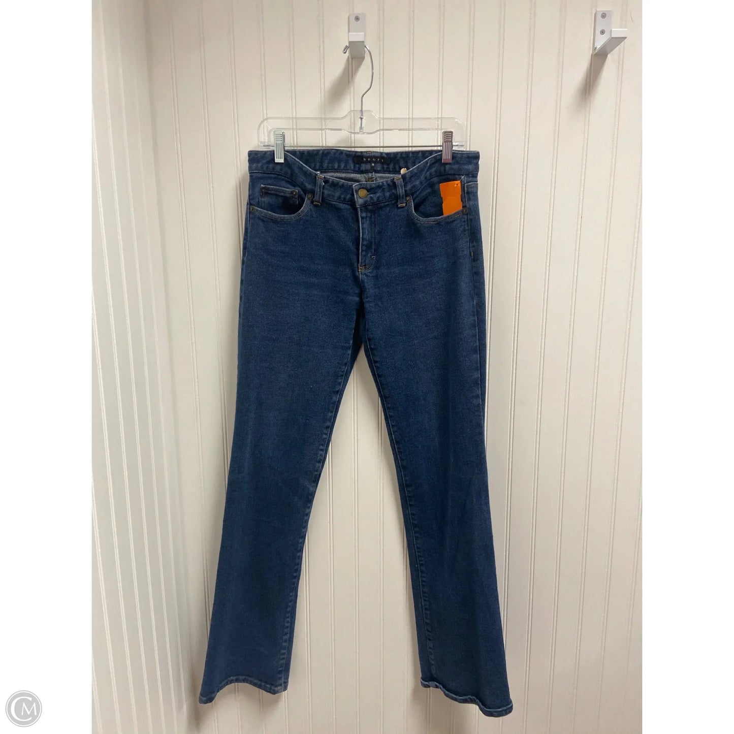 Jeans Boot Cut By Theory In Blue Denim, Size: 10